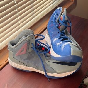 Nike Blue and Gray Athletic Shoes